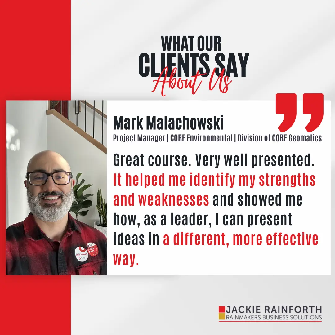 Testimonial rainmakersgroup