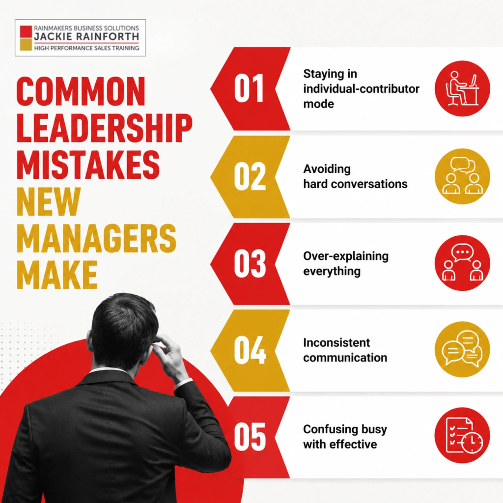 Common Leadership Mistakes New Managers Make